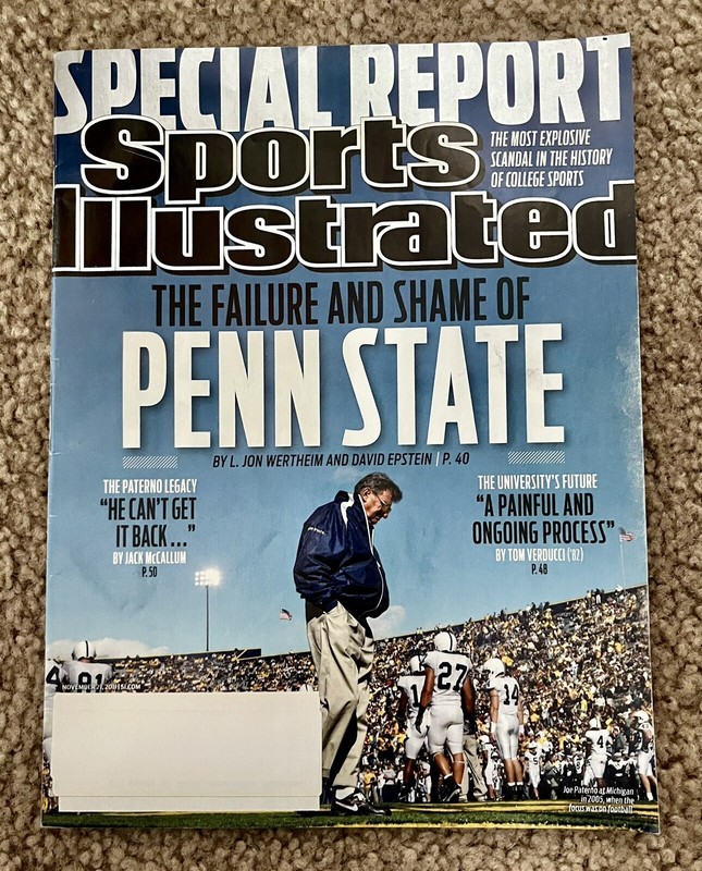 Sports Illustrated Special Report November 21,  2011 Joe Paterno & Penn State