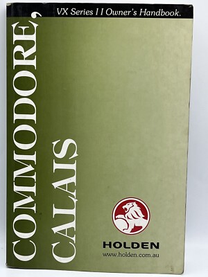 Holden VX Commodore Calais Owners Handbook Manual March Car Auto Service