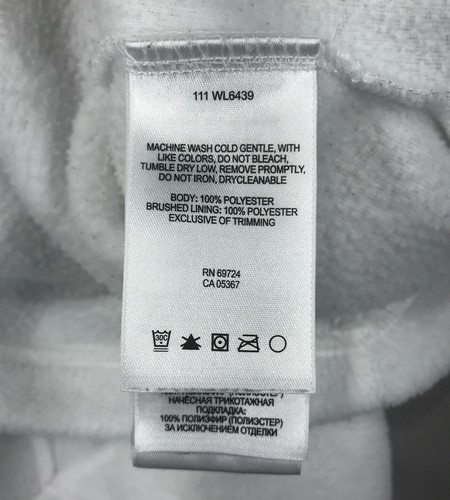 Chaqueta Columbia para mujer mediana blanca polar cremallera completa bolsillos simulados manga larga - Imagen 6 de 15