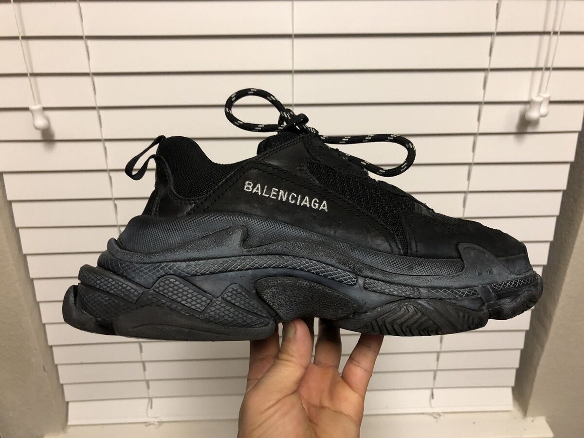 balenciaga triple s Triple Black 40 | eBay balenciaga triple s Triple Black 40 | eBay