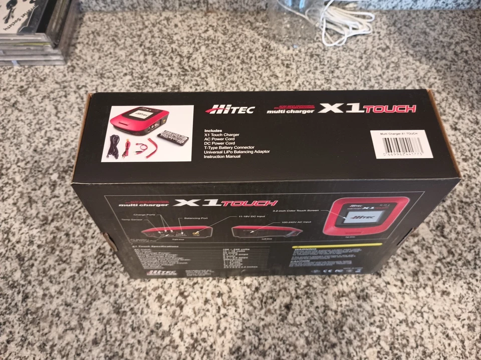 HiTec X1 Touch Multi Charger 44177 AC/DC 3.2" Color touch screen - Image 3 of 3