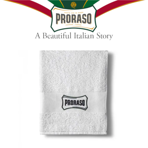 Proraso Barber Towel 40x80/40x30 cm Attribute Barber Salon Shaving Face Cloth - Picture 1 of 8