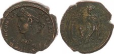 Antike / R&ouml;mische Kaiserzeit / Constans 333-350 Follis Constans Soldat f&uuml;h 68238