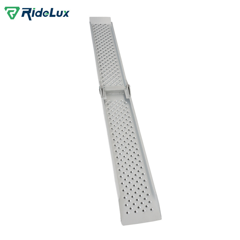 Motorcycle Aluminum Folding Loading Ramp 600 lbs ATV UTV Tractors Quads 76"×8.3"