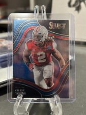 2022 Panini Select Draft Picks Football Chase Young Field Level Card #174 OSU