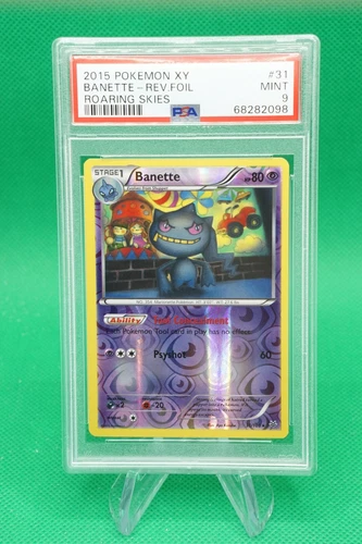 2015 Pokemon XY Roaring Skies Rev Foil #31 Banette PSA 9 ES6