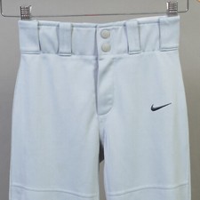 Youth Boys Girls Nike Dri-Fit Small 24"-25" Baseball Pants Full Length Gray