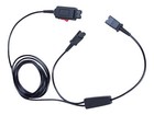 Plantronics Y-kabel Zum Anschluß Von 2 Headsets