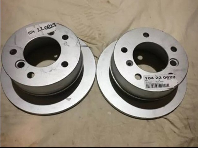 2X REAR BRAKE DISC MERCEDES BENZ G SPRINTER PUCH G-MODELL VW LT Mk II SOLID DISC