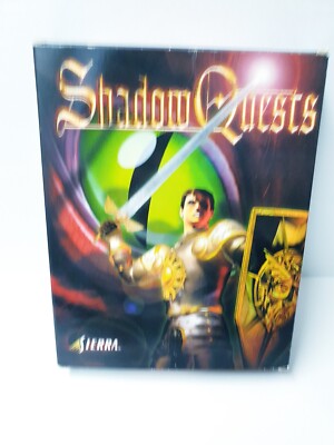 SHADOW QUESTS KING'S QUEST + Quest of Glory Big Box Sierra PC Spiel
