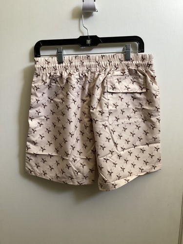 Unisex "Jeffree Star" brown/tan shorts w/ pockets & drawstring Size Large - Picture 2 of 2