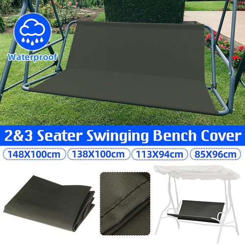Waterproof 2/3 Seat Swing Green Cover Chair Bench Replacement Patio Garden