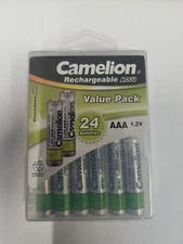 Camelion AAA Ni-CD 300mAh 1.2V Rechargeable Solar Battery 24 Pk w/ FREE SHIPPING