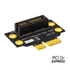 PCI-e 1X 3.0 90 Degree Reverse Male to Female Riser Card For 1U 2U