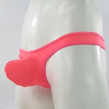 K803 G8032 Grape Smugglers Thong Contoured Pouch Silky Soft Underwear Wide waist