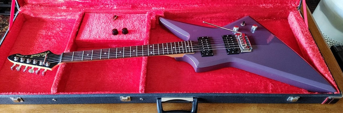 Aria Pro II ZZ Guitar 1985 (Japan) Dark Lavender All