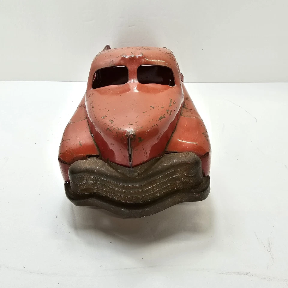 Camión de juguete Buddy L años 40 manguera contra incendios y bomba de agua vintage acero prensado metal  Foto 2 de 4