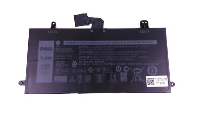 Dell Latitude 12 5285 5290 31.5Wh 11.4V Laptop Battery 5JT8G 1WND8