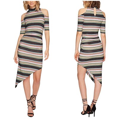 women's nicole miller keyhole pleat one-shoulder asymmetric hem midi dress Women's Nicole Miller Keyhole Pleat One-Shoulder Asymmetric Hem Midi Dress