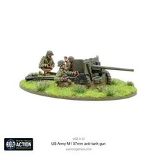    28mm WWII US Army M1 57mm anti-tank gun Warlord Games Bolt Action