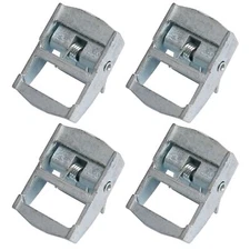 (25mm)4Pcs Zinc Alloy Buckle For Heavy Duty Tiedown Cargoes Strap Fixed Ten MU