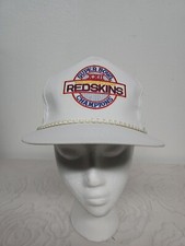 Vintage Washington Redskins XXII Super Bowl Champions White NFL Snapback Hat Cap