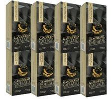8 Boxes of eGano Premium Ganoderma Cafe Latte w/ Ganoderma Lucidum Exp 2027