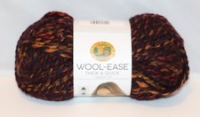 Lion Brand Thick  Quick WOOL-EASE Harvest Yarn 5 oz / 87 yds Bulky 6 NEW