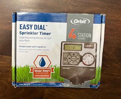 Orbit Easy Dial 28964 4-Station Irrigation/Sprinkler Timer