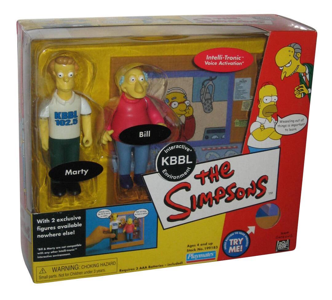 ザ・シンプソンズ KBBL Marty & Bill フィギュアセット12→8 The