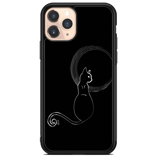 Deluxe Case For iPhone SE4 16E 12 13 14 15 16 Pro Max Design Outline Cat Pattern - 第 3/25 張圖片