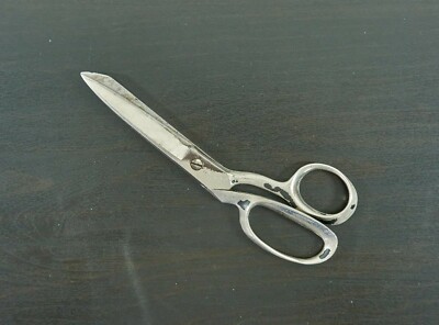 Vintage Clauss Fremont Ohio Scissors Shears Black/Nickel Finish, Made in USA