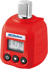 Acdelco 3/8   1/2" Heavy Duty Digital Torque Adapters with Buzzer and LED Flash