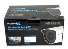 Avertx HD438 IR Indoor/outdoor Mini Bullet Security Camera White, NEW