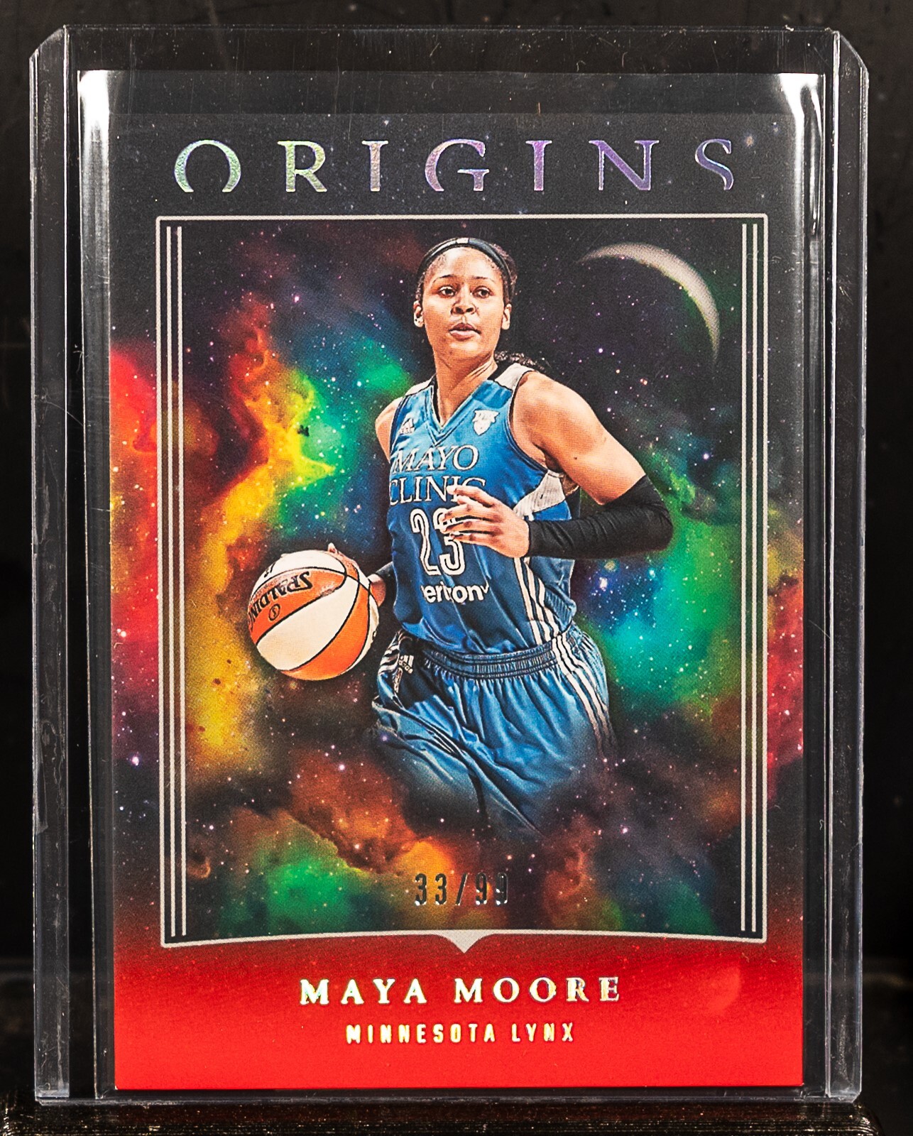 Maya Moore 2024 Panini Origins WNBA Red 33/99 Lynx