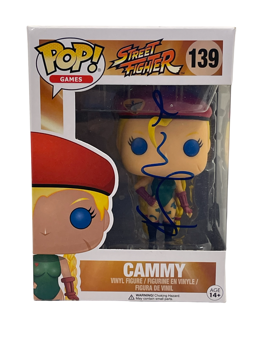 KYLIE MINOGUE SIGNED CAMMY STREET FIGHTER 139 FUNKO