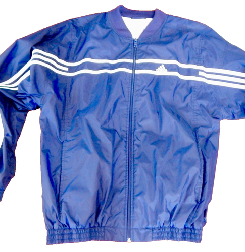 Chaqueta De Colección Adidas Bordada Azul M Para Hombre Soft Shell Track 02 Cremallera Completa - Imagen 2 de 11