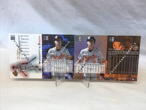 1998 Flair Showcase Promotional Sample Cards Cal Ripken Jr Complete Panel Set - Picture 6 of 6