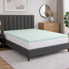 , 2-Inch High Density Medium Firm Foam Mattress Topper, Certipur-Us Certified fo