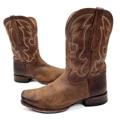 CODY JAMES MEN'S MOSCOW RUST WESTERN PERFORMANCE BOOTS SQUARE TOE MEN 11 D NICE!