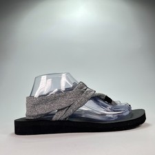 Skechers Meditation Studio Kicks Gray Yoga Foam Sandals 38615 Women's Size 9