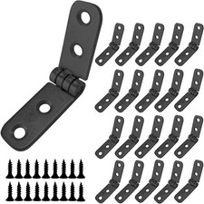 20 Pcs 180 Degree Hinges,Small Folding Flip Hinges for Wood,Cabinet,Cupboard Doo