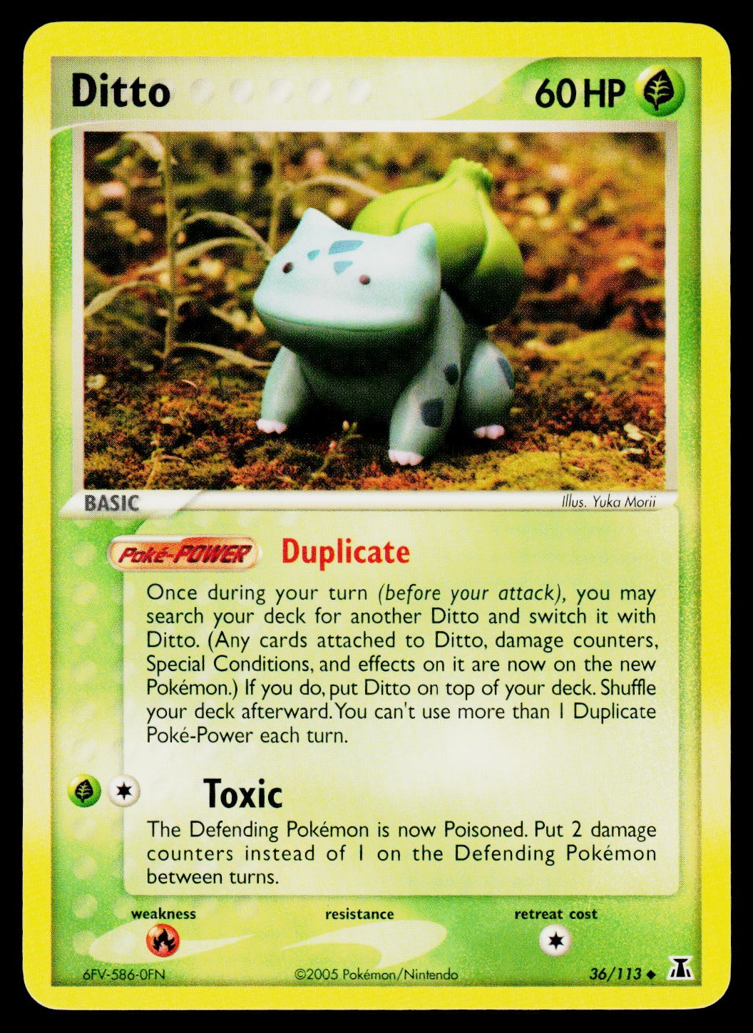 Delta Species Ditto (Bulbasaur) 36/113 NM