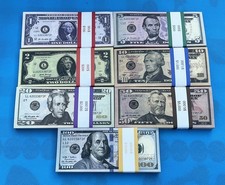 700 Pieces Prop Money Replica Bills for Movies, Learning Toys 1,2,5,10,20,50,100