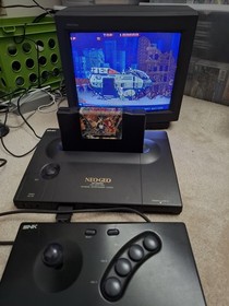 Cyber-Lip Neo Geo AES SNK Shooter Run & Gun Game Complete in Box Tested Working