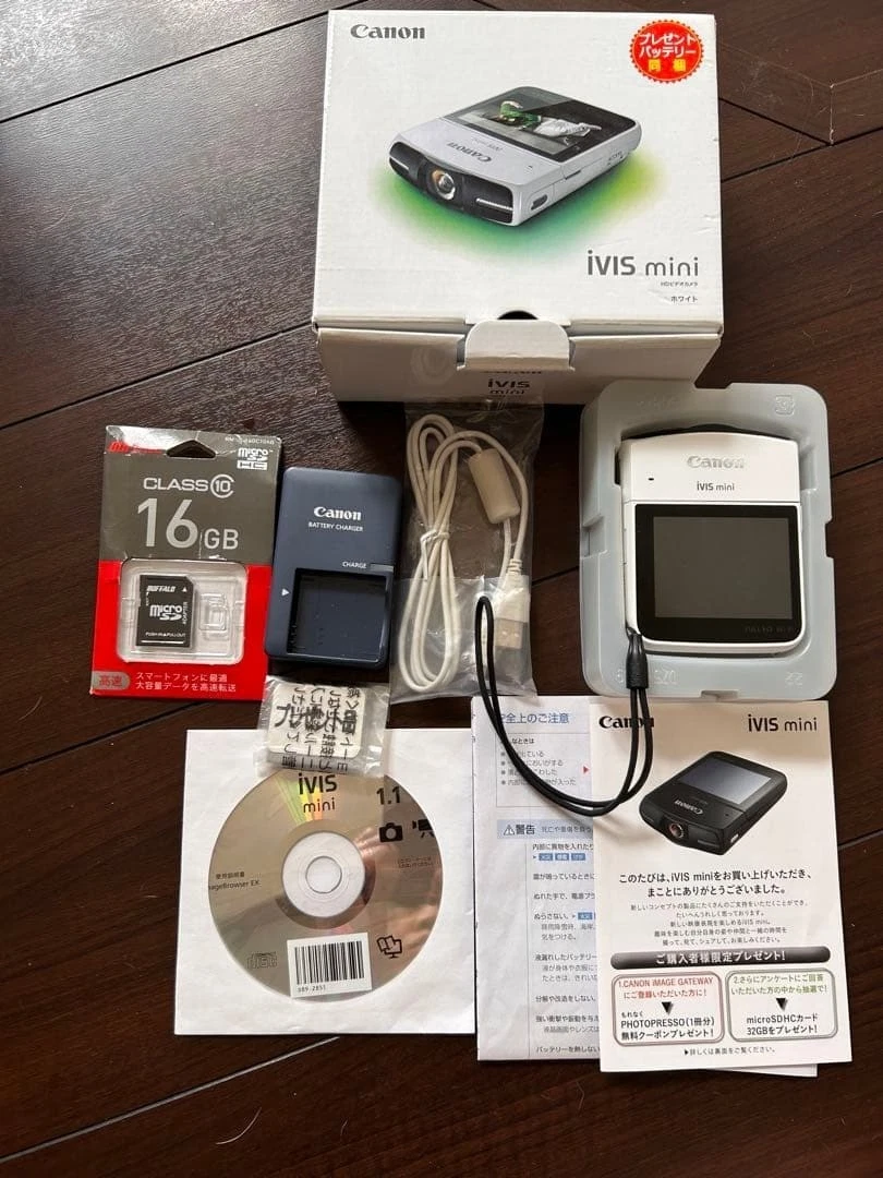Canon IVIS mini ホワイト Canon iVIS Camcorder for sale | eBay