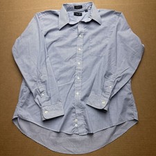 Christian Dior Monsieur Vintage Made in USA Shirt Mens Sz XL Striped Button Up