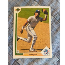 Upper Deck 1991 Manny Lee #142 Toronto Blue Jays MLB Baseball Base Set