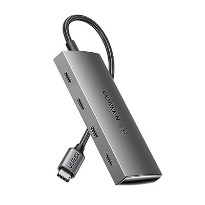 UGREEN USB-C Hub 10Gbps 4-in-1 USB-C 3.2 Port High-Speed   Data Transfer Adapter