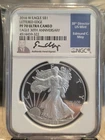2016 W American Silver Eagle NGC PF70 Ultra Cameo Lettered Edge 30th Anniversary
